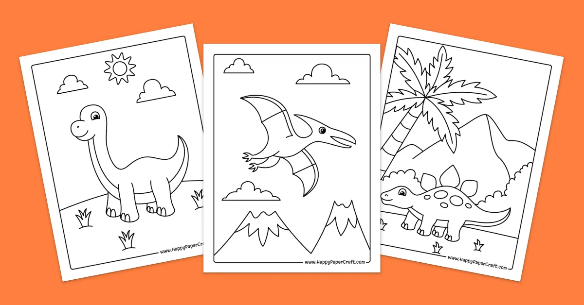 Dinosaur Coloring Pages