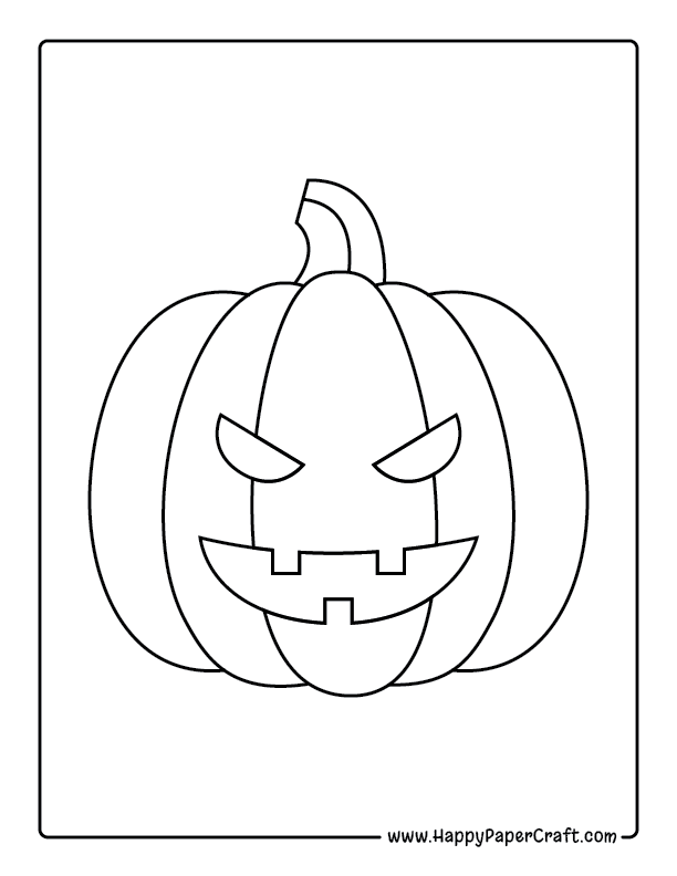 Jack O Lantern Coloring Page