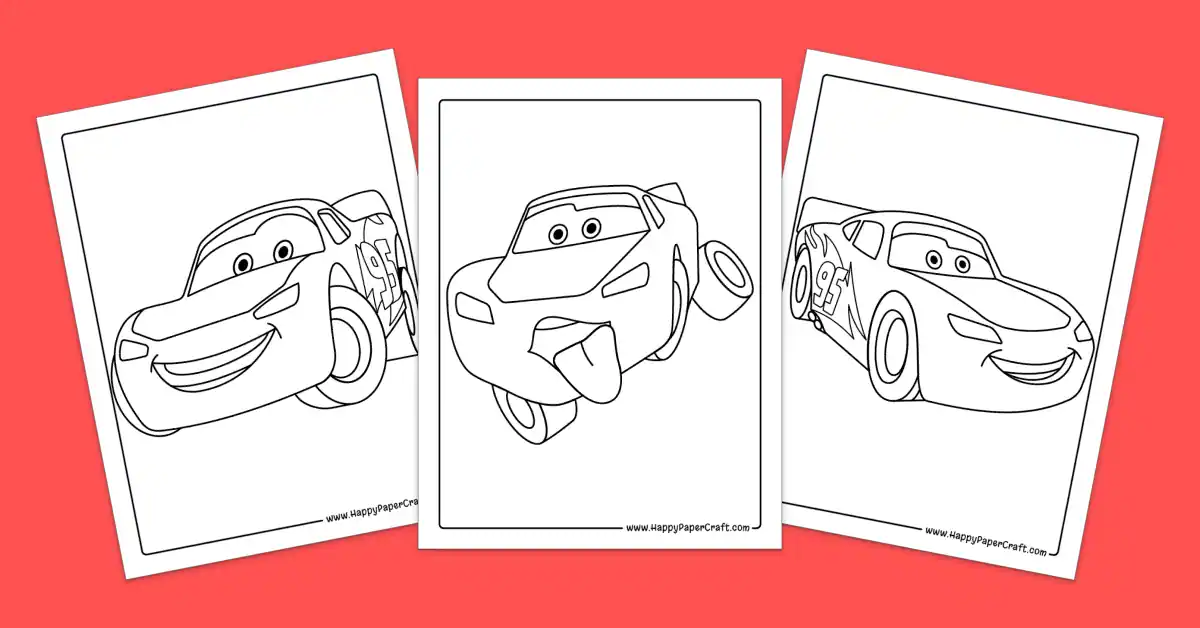 Lightning McQueen Coloring Pages